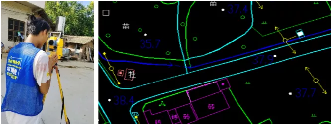 魔星MT20i全站儀偏心測量、中文編碼助力房地一體化權(quán)籍調(diào)查