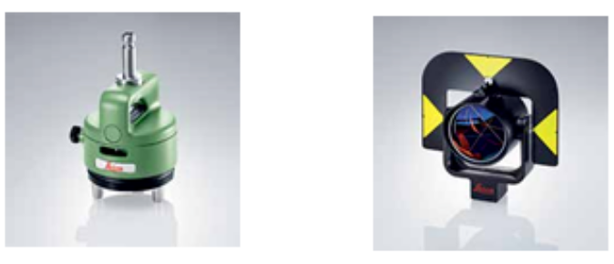 徠卡棱鏡和支架合理搭配，更易獲得高精度測量成果！